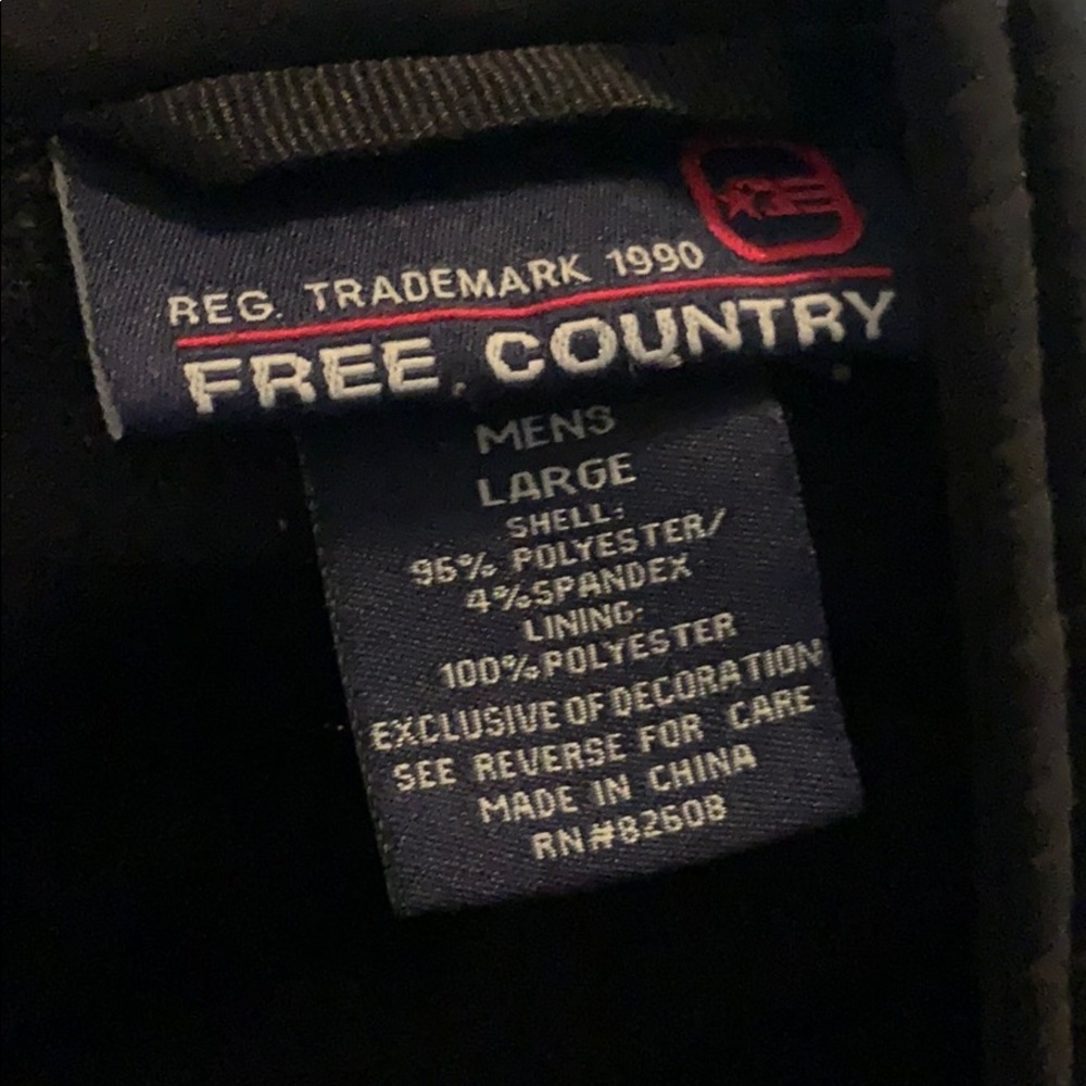 Men’s Large Vest Coat, Black